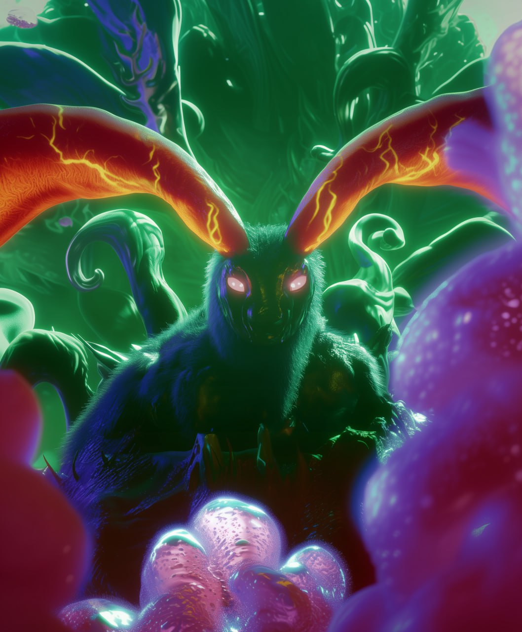 antlered beast