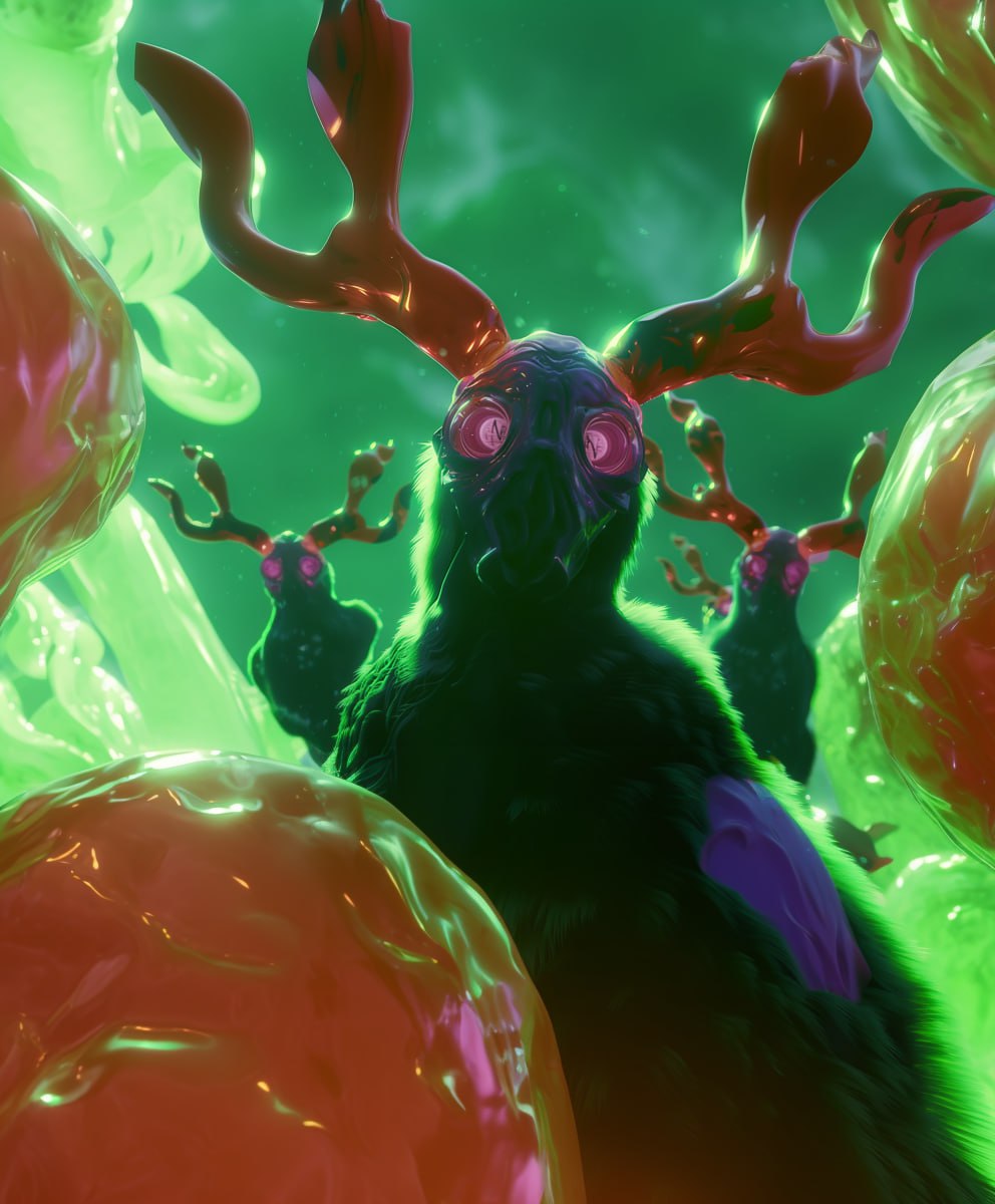 antlered gazer