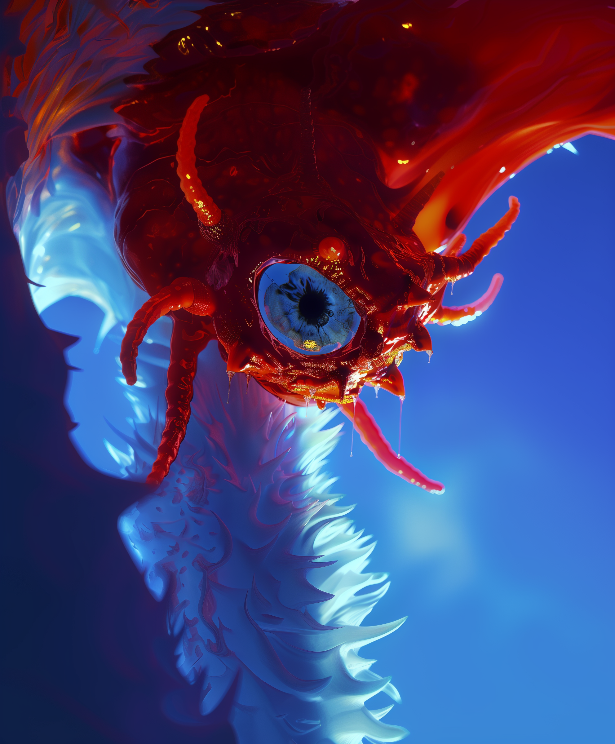 blue jelly