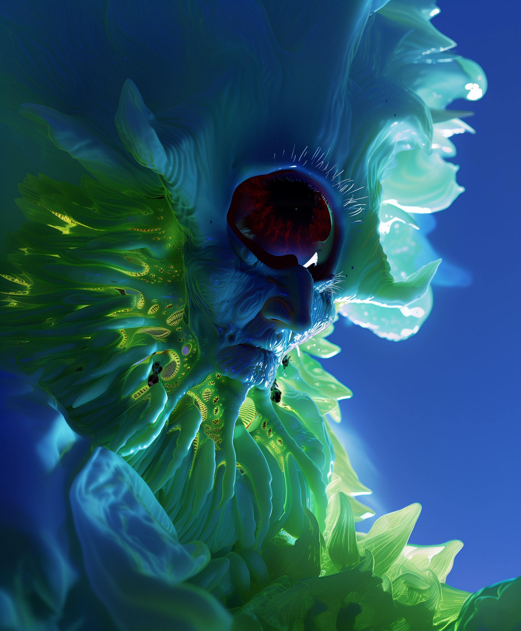 crimson glass